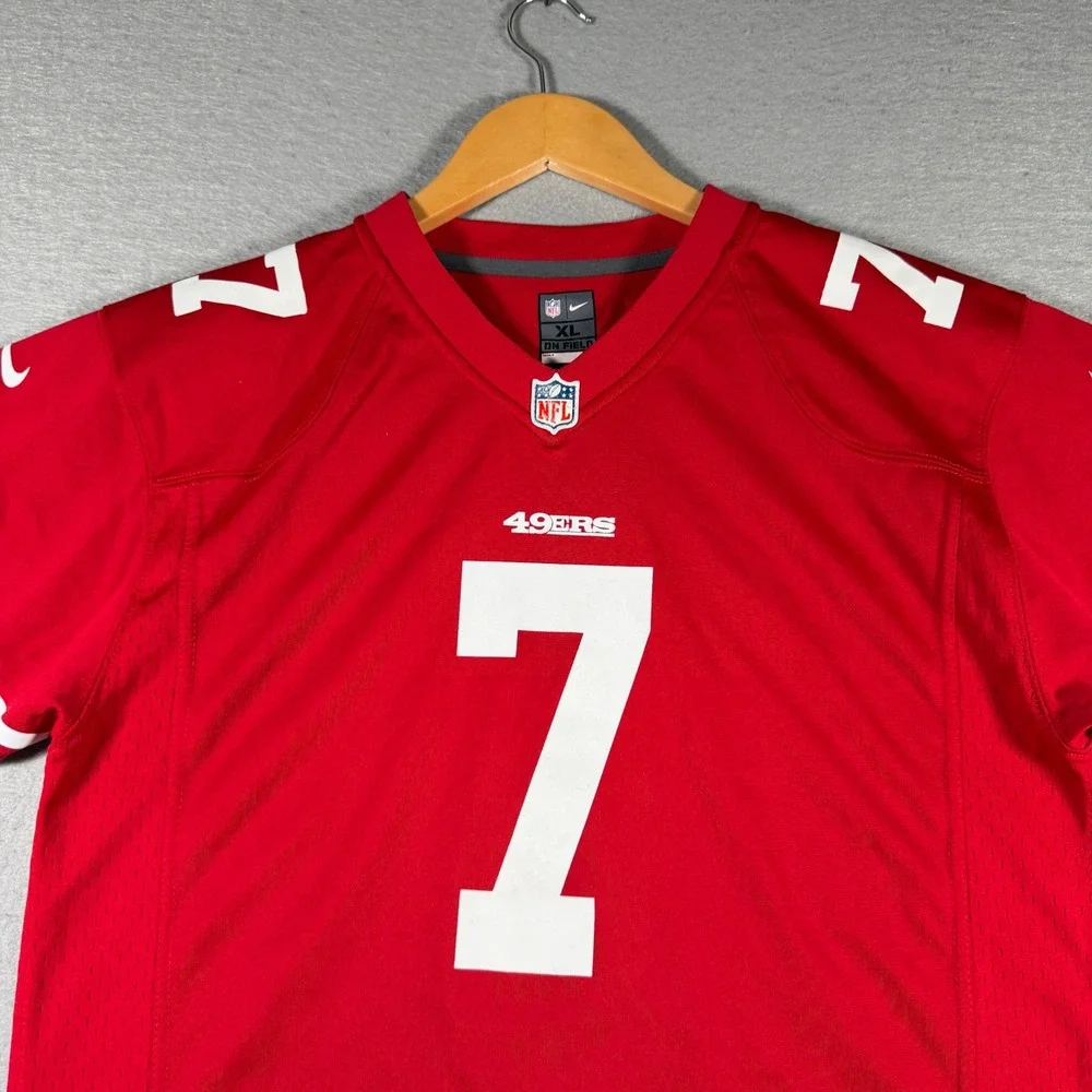 Nike‎ Kids San Francisco 49ers Colin Kaepernick 7 Jersey Red XL 18-20 NFL 5445